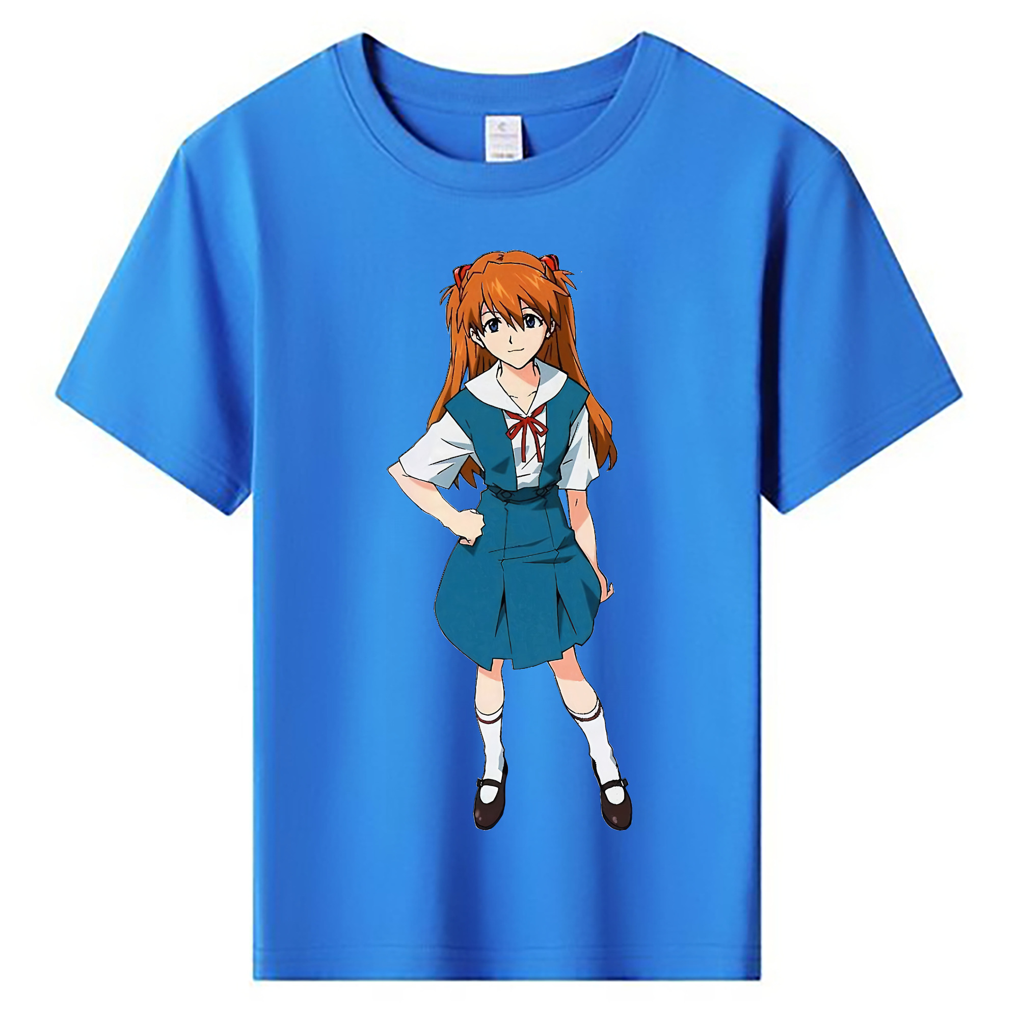 （画像用） EVA 新世紀エヴァンゲリオン 綿100％キッズTシャツ（フロントプリント）